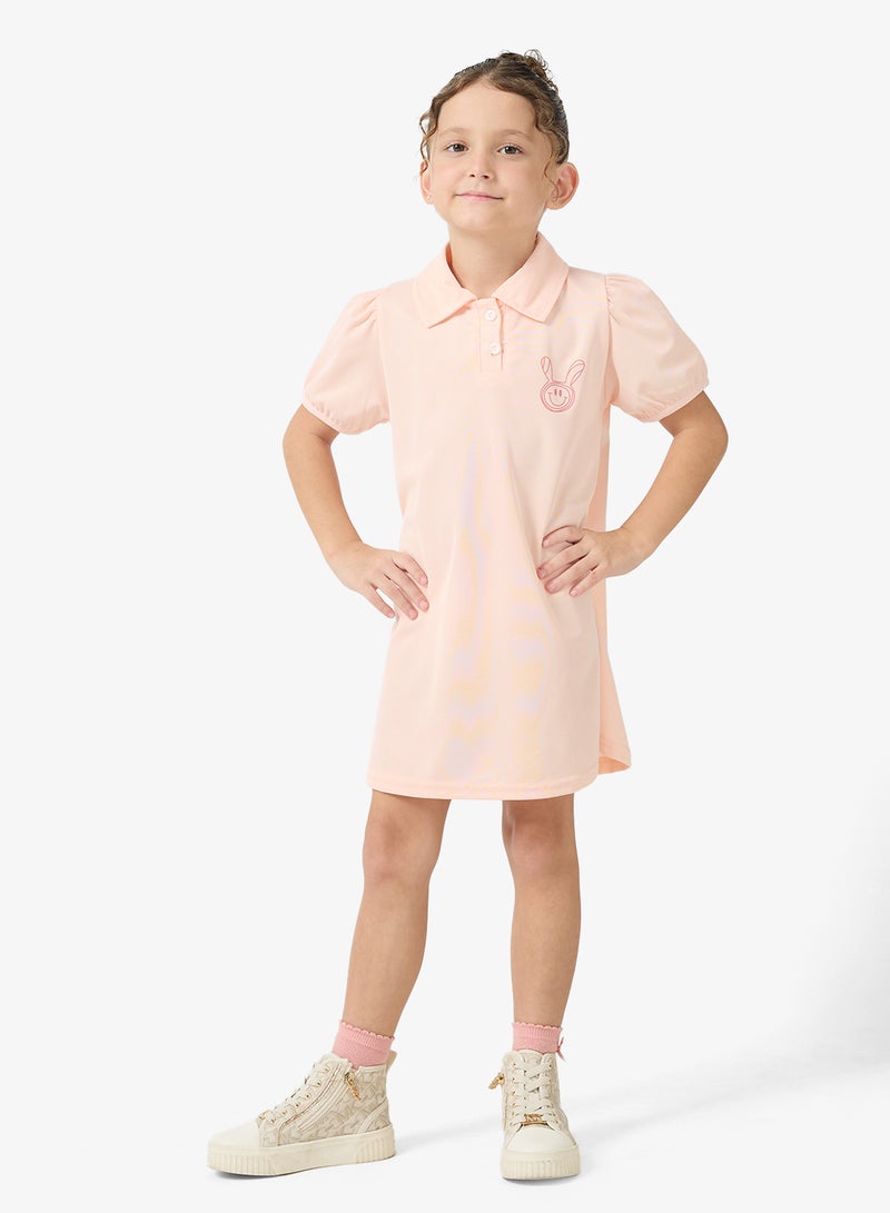 Pinata Pink Polo Dress - Image 1